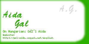 aida gal business card